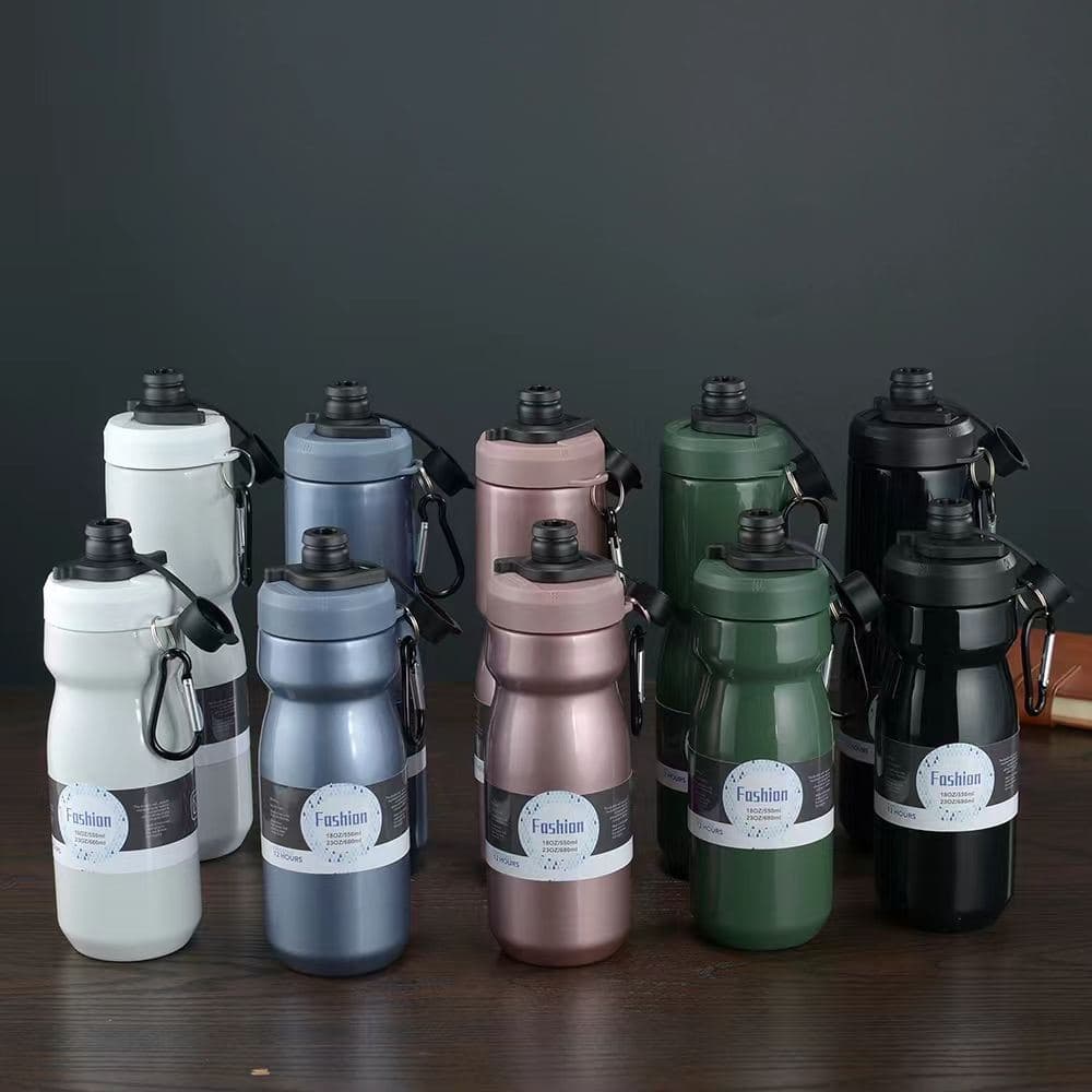 Diwangxin 5208 Fashion Sports Flask with Carabiner Lid