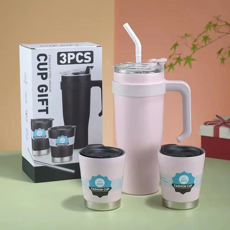 Diwangxin 5179-2 Gift Set, 1200ml Handled Tumbler with Two Cups 5
