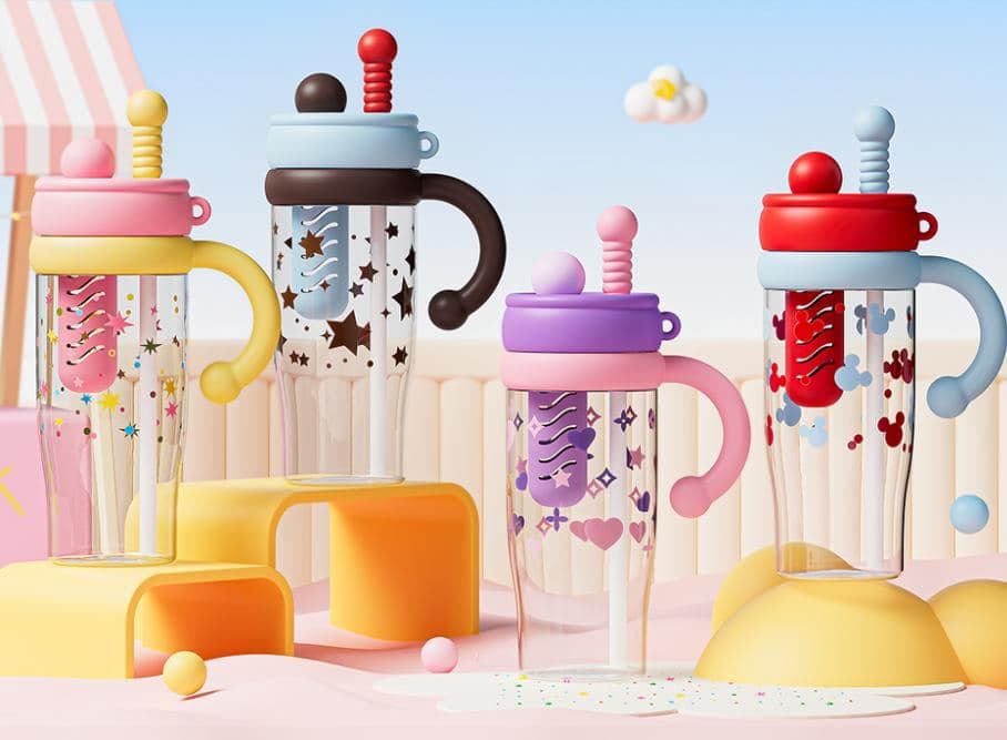 Plastic Water Bottle, PC+PP, 56 x 38 cm, Ref. WB60774