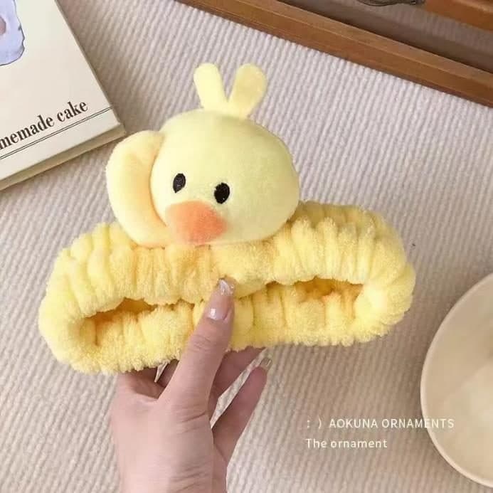 Chick Face Hair Band, Yellow