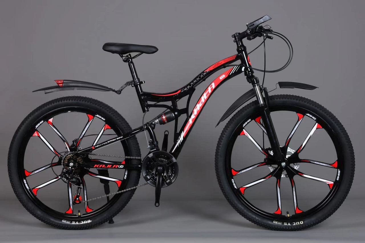KAILA Full-Suspension Mountain Bike with Mag Wheels