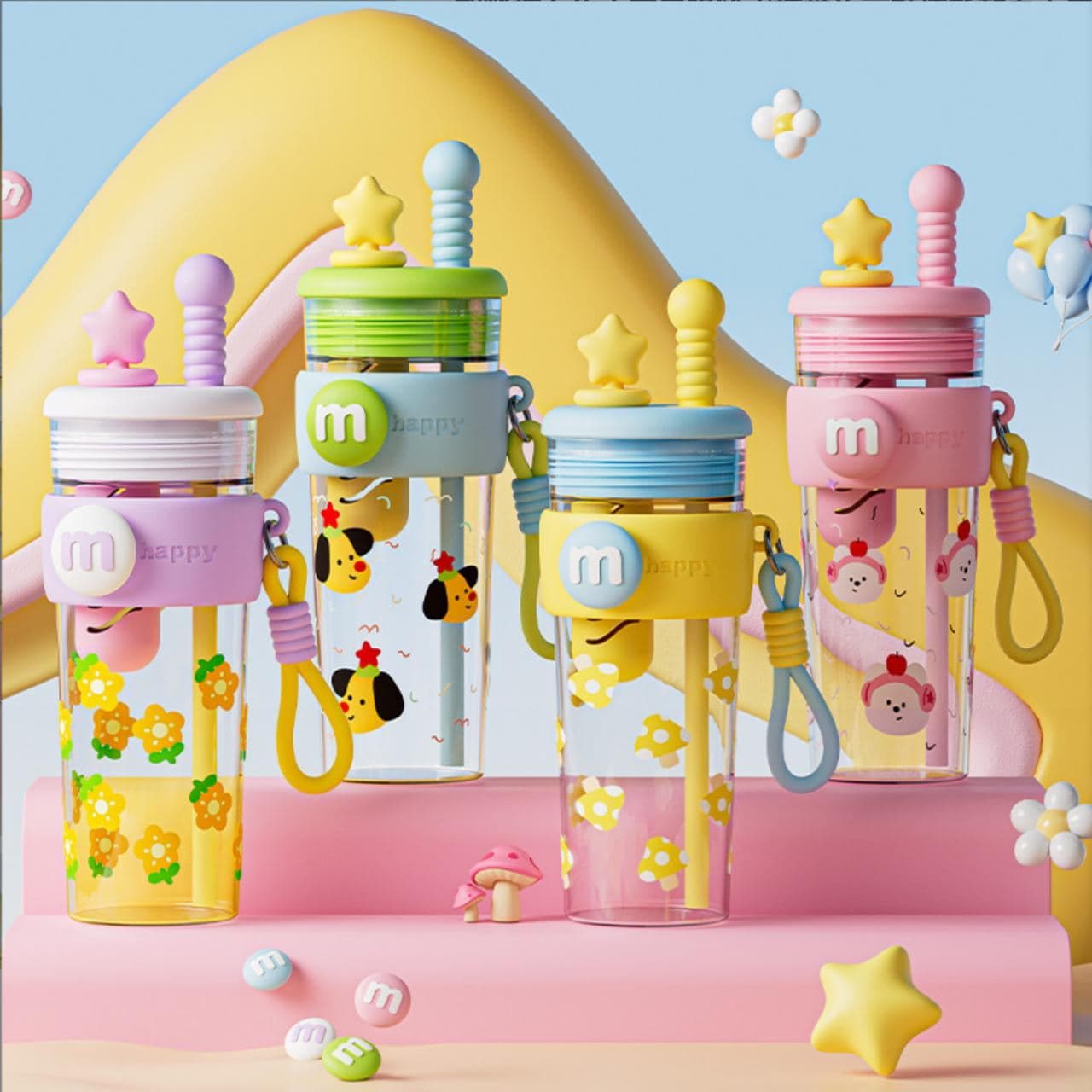 Plastic Water Bottle, PC+PP, 59 x 49.5 cm, Ref. WB60768