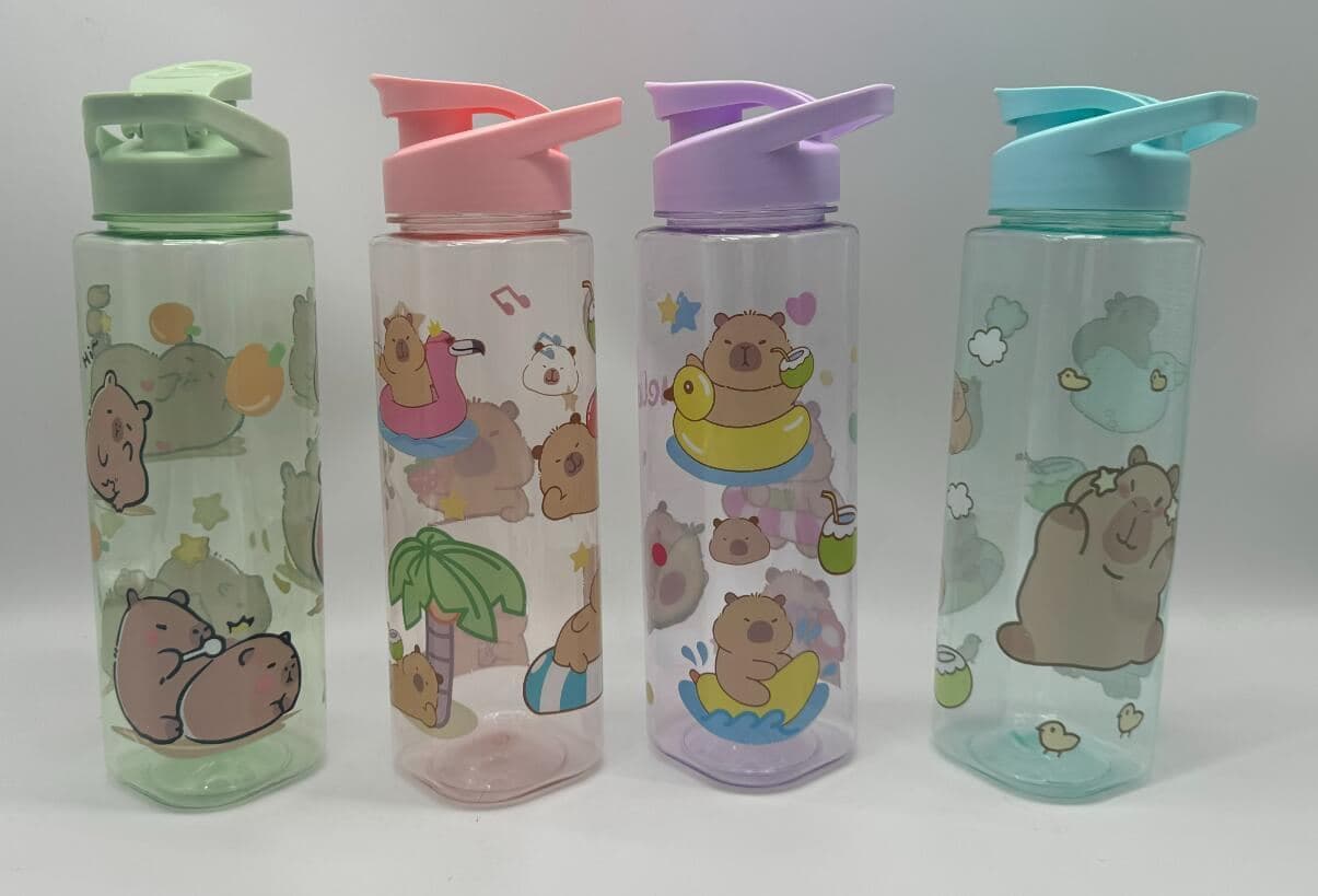 Plastic Water Bottle, 900 ml, PC+PP, 7.3 x 26 cm, Ref. WB61116 2