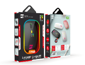 R8 1760 4D Wireless 2.4G & Bluetooth Mouse, 1000-1200-1600 DPI 3