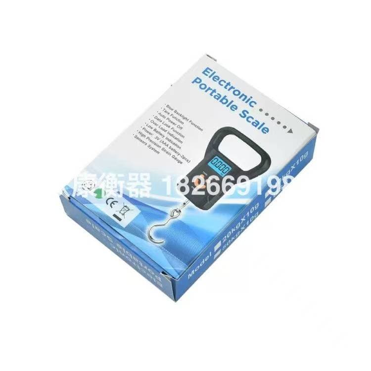 Digital Luggage Scale 50kg, Hanging Hook, Portable Handheld 5