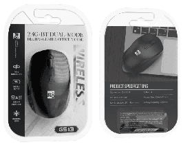 R8 G513 4D Wireless 2.4G & Bluetooth Rechargeable Mouse, 800-1200-1600 DPI, 4 Buttons 3