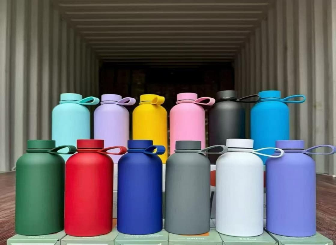 Stainless Steel Vacuum Flask, with Carry Strap, 1000 ml, Ref. F127
