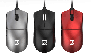 R8 G319 5D Wired & 2.4G & BT Rechargeable Gaming Mouse