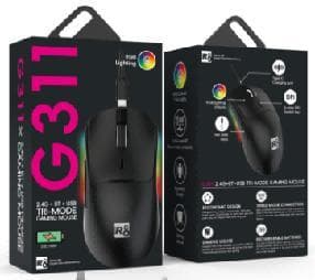 R8 G311 6D Wired & 2.4G & BT Rechargeable Gaming Mouse RGB Lighting 2