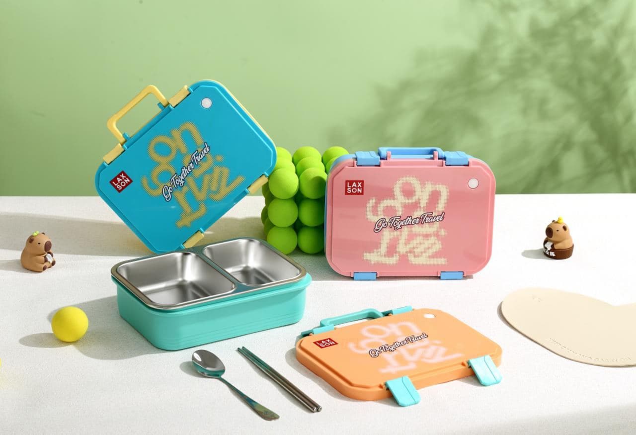 PP Plastic Lunch Box, 22.5 x 16.5 x 7.2 cm, 72 pcs/carton