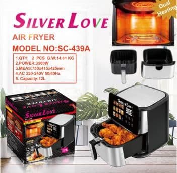Air Fryer SC-439A, 12L，DualHeating, 3500W