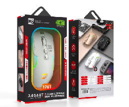 R8 1761 7D 2.4G & Bluetooth Rechargeable Mouse, 1200-2400-3200 DPI, 7 Buttons 2