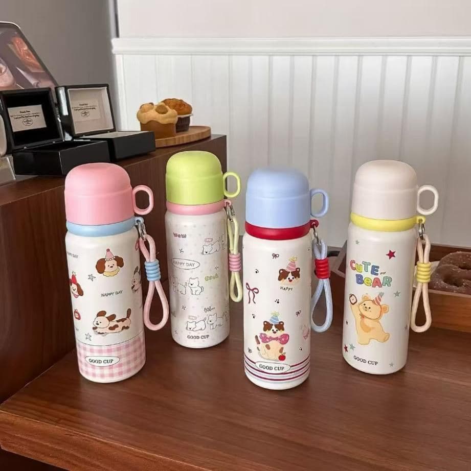 Kids Stainless Steel Vacuum Flask, 500 ml, Ref. K023