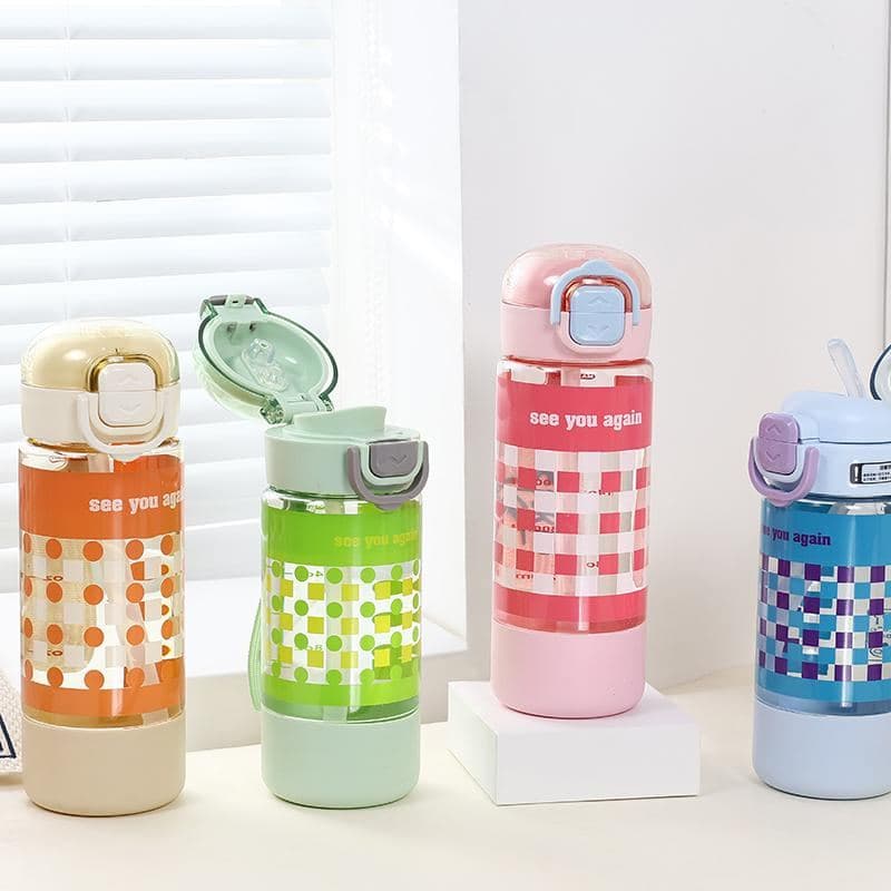 Plastic Water Bottle, 800 ml, PC+PP, Ref. WB60207