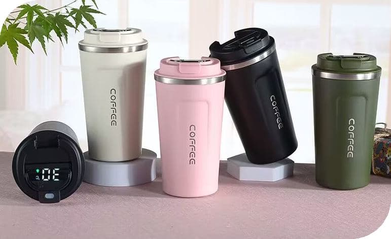 Diwangxin Smart Coffee Cup with Temperature Display