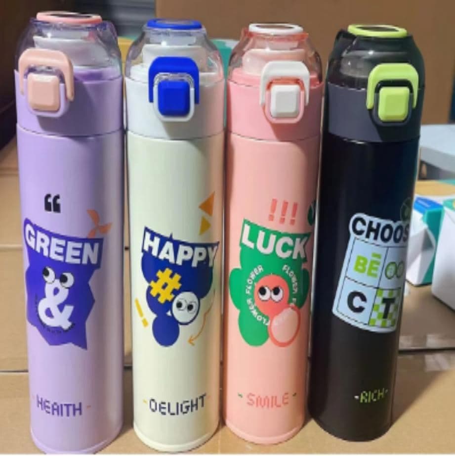 Kids Stainless Steel Vacuum Flask, 500 ml, Ref. K025