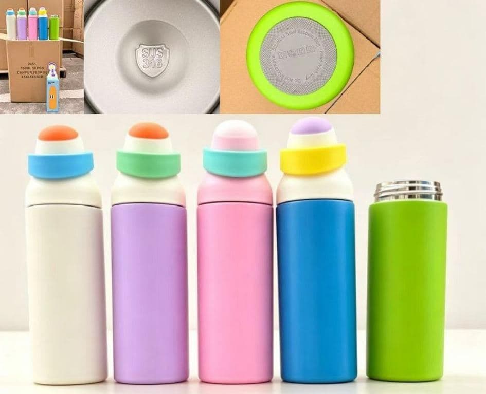 Stainless Steel Vacuum Flask, 710 ml, Ref. T0129