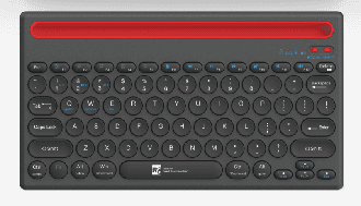 R8 1845 2.4G & Bluetooth rechargeable wireless keyboard English layout, 78 Keys