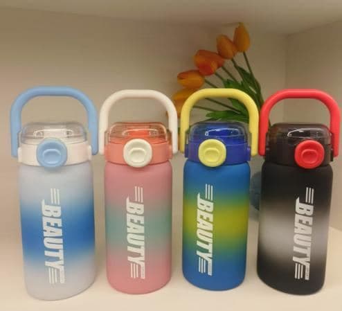 Plastic Water Bottle, 900 ml, PC, 8 x 26 cm, Ref. WB60475
