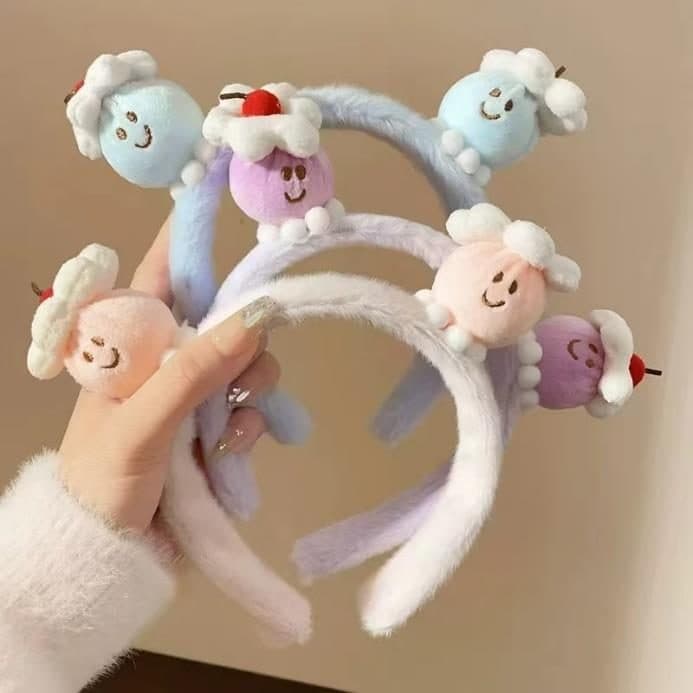 Sheep Plush Headband, Pastel