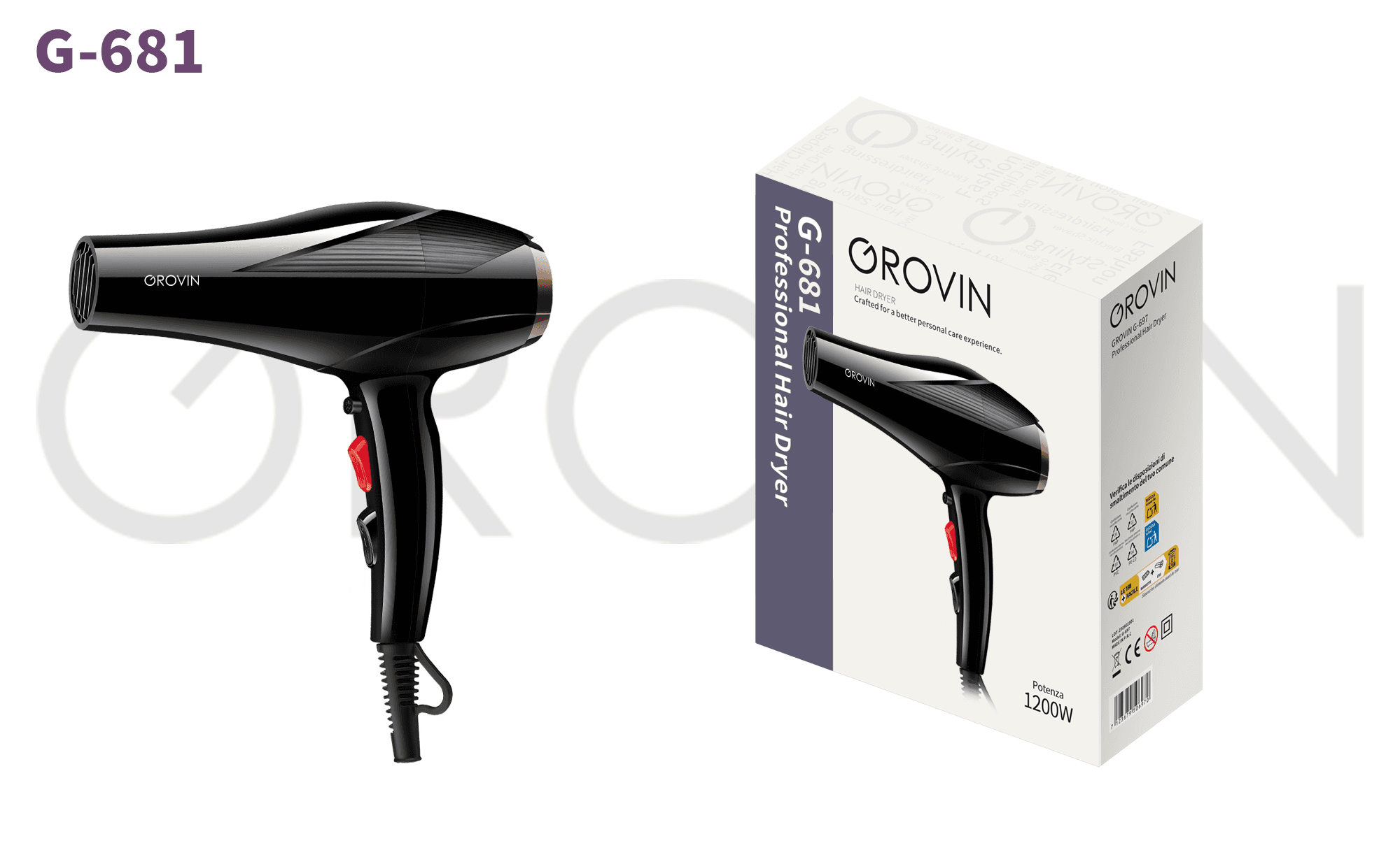GROVIN G-681 Hair Dryer