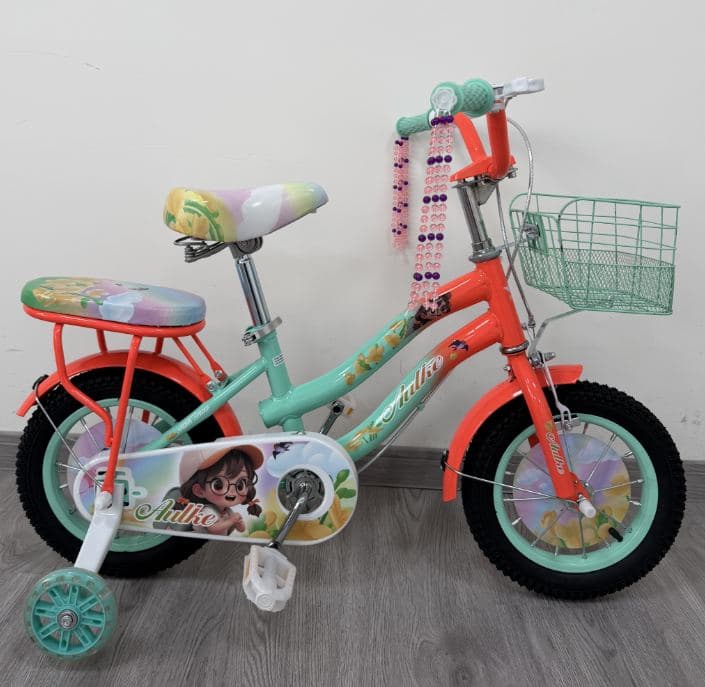 A155 Girls Bike with Backrest Seat and Basket 2