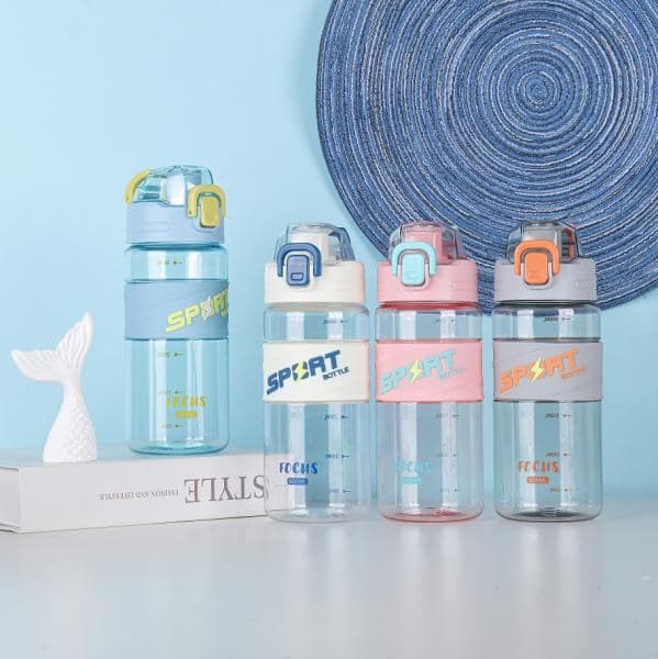 Plastic Water Bottle, 650 ml, PC, Ref. WB60390