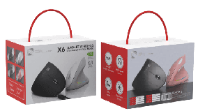 R8 X6 6D Wireless 2.4G & Bluetooth Rechargeable Mouse, 800-1200-1600 DPI, 6 Buttons 2