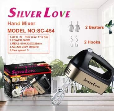 Hand Mixer SC-454, 500W