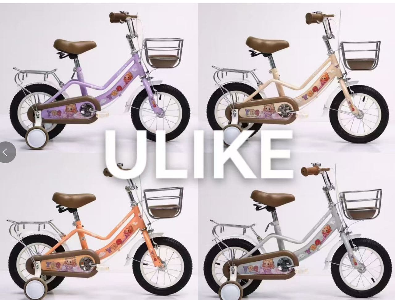 Ulike WT Retro Kids Bike with Leather-Look Saddle