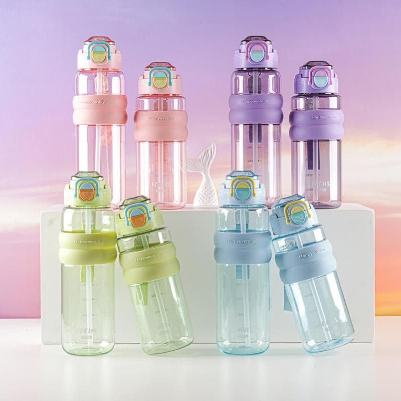 Plastic Water Bottle, 950 ml, PC+PP, 7.5 x 25 cm, Ref. WB60360