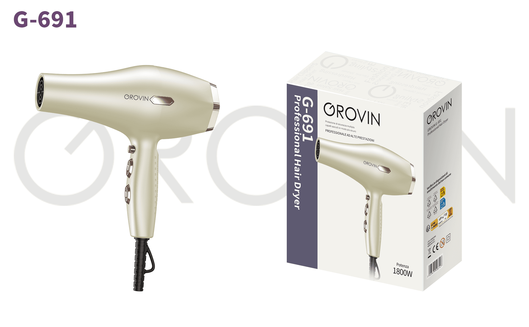 GROVIN G-691 Hair Dryer