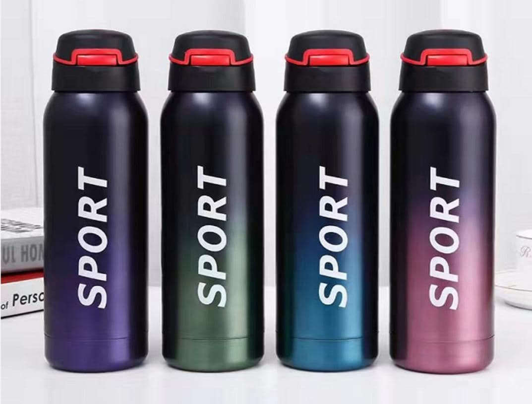 Stainless Steel Vacuum Flask, with Carry Strap, 800 ml, Ref. F069
