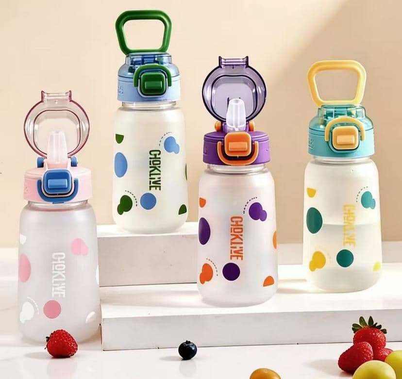 Plastic Water Bottle, 500 ml, PC+PP, 7 x 20.5 cm, Ref. WB60295