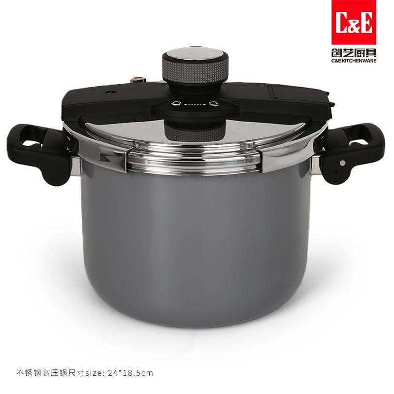 DSB24 Pressure Cooker, 8 Litre, 24cm, Folding Handles 2