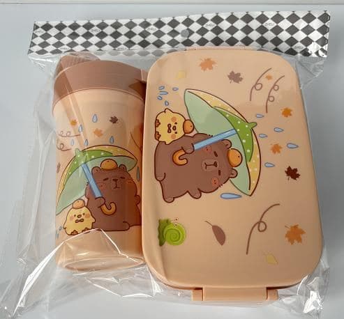 PP Plastic Lunch Box, 900+55