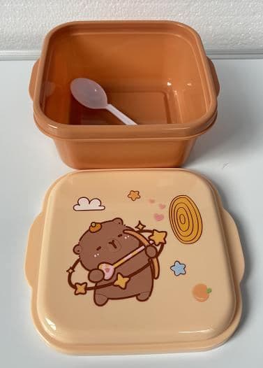 PP Plastic Lunch Box, 850 ml, 15.5 x 7.5 cm