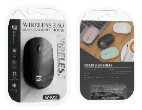 R8 G409 3D Wireless Office Mouse, 1200 DPI, 3 Buttons 3
