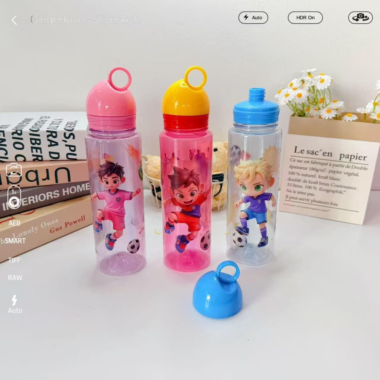 Plastic Water Bottle, PC+PP, Ref. WB60957