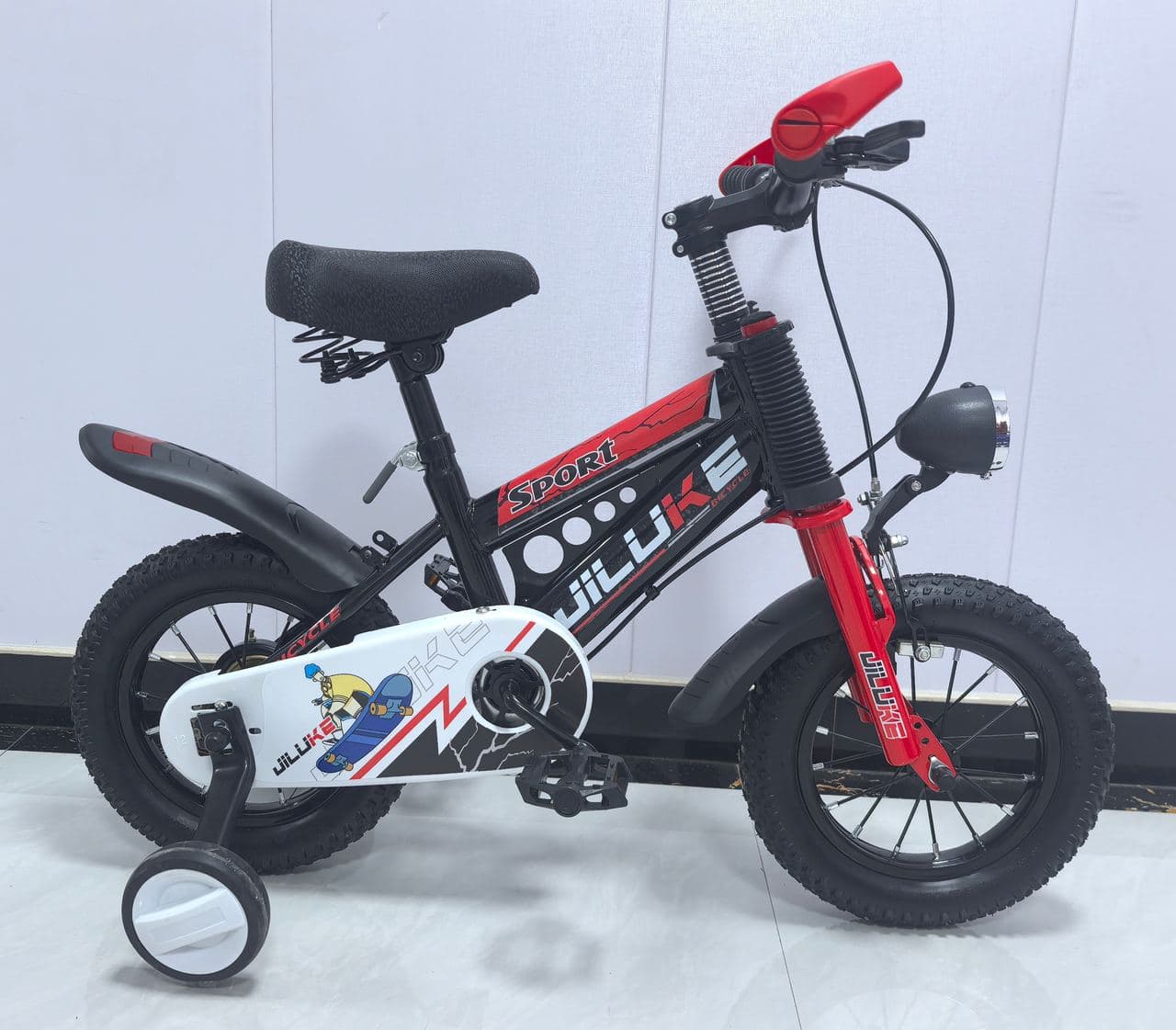Jiluke YF Kids Bike with Suspension Fork, Blue 2