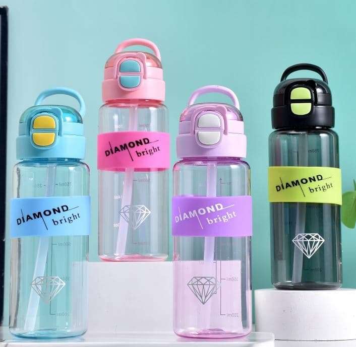 Plastic Water Bottle, 750 ml, PC+PP, Ref. WB60438