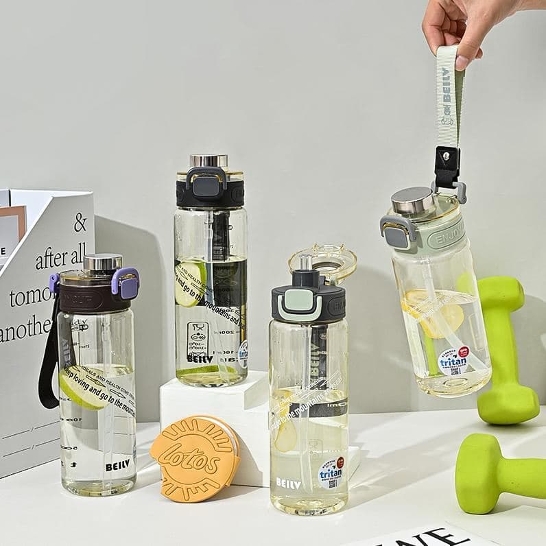 Plastic Water Bottle, 850 ml, Tritan, Ref. WB60924