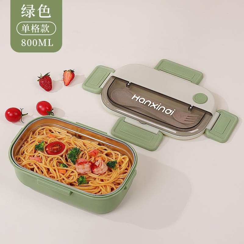 PP Plastic Lunch Box, ml+50, with Spoon and Fork 2