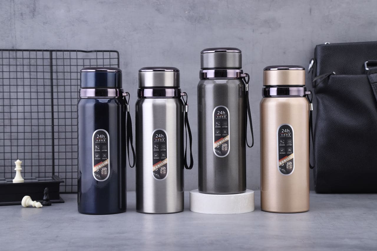 Diwangxin 8101 Vacuum Flask with Printed Panel and Strap