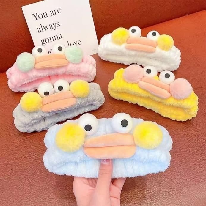 Duck Face Spa Hair Band, Pastel Assortment
