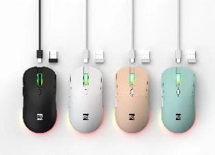 R8 1763 6D 2.4G & Bluetooth Rechargeable Mouse, 1200-2400-3200 DPI, 6 Buttons