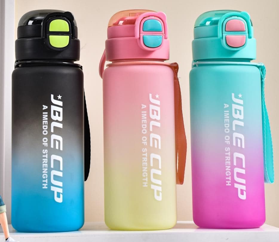 Plastic Water Bottle, 500 ml, PC+PP, Ref. WB60454