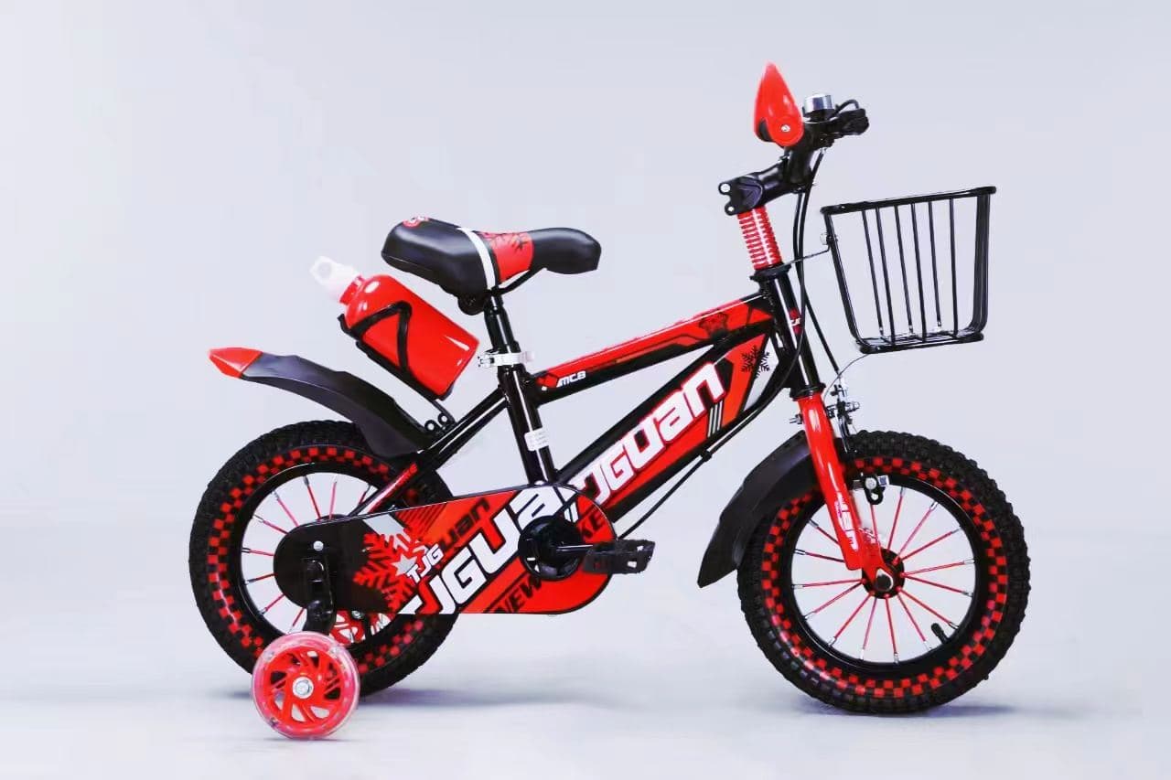 TJGUAN HJ12 Kids Bike with Water Bottle and Basket 4