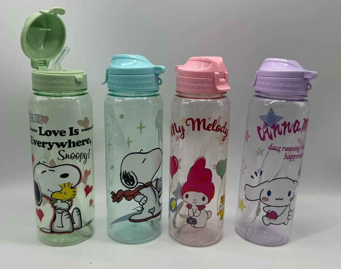 Plastic Water Bottle, 770 ml, PET, 23.5 x 7.5 cm, Ref. WB61087