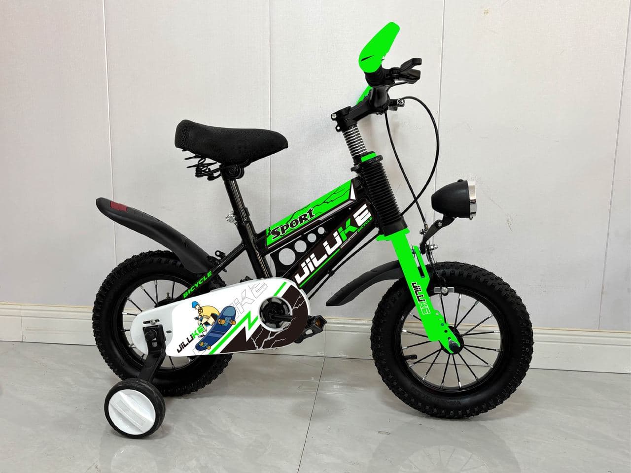 Jiluke YF Kids Bike with Suspension Fork, Blue 3